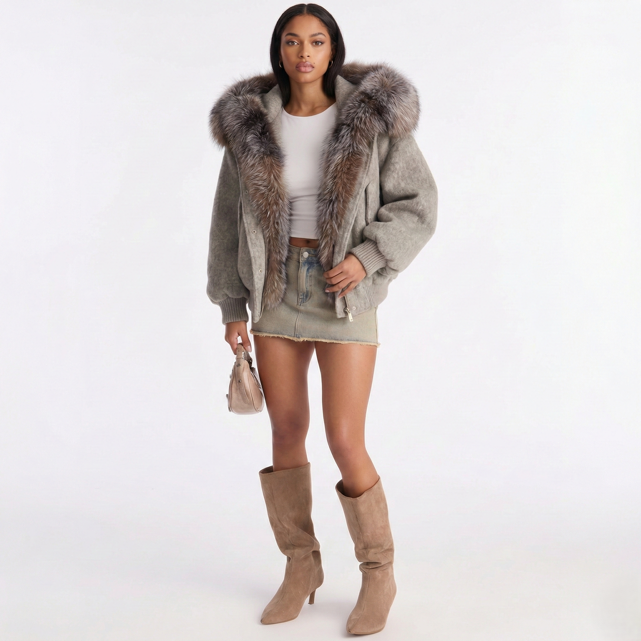 Alpine Fur Collar Jacket