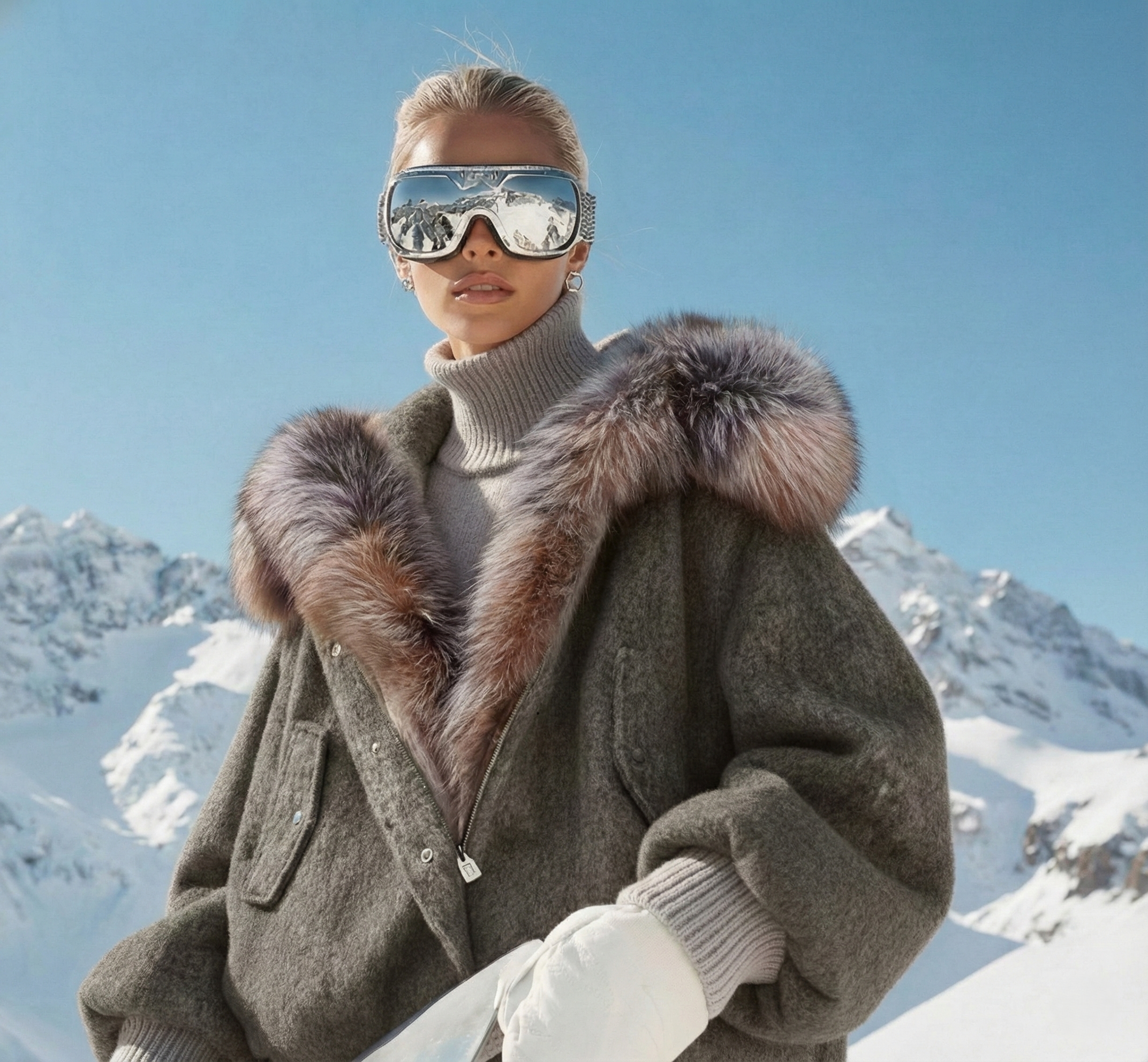 Alpine Fur Collar Jacket