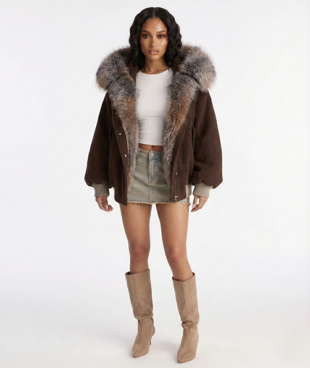 Alpine Fur Collar Jacket