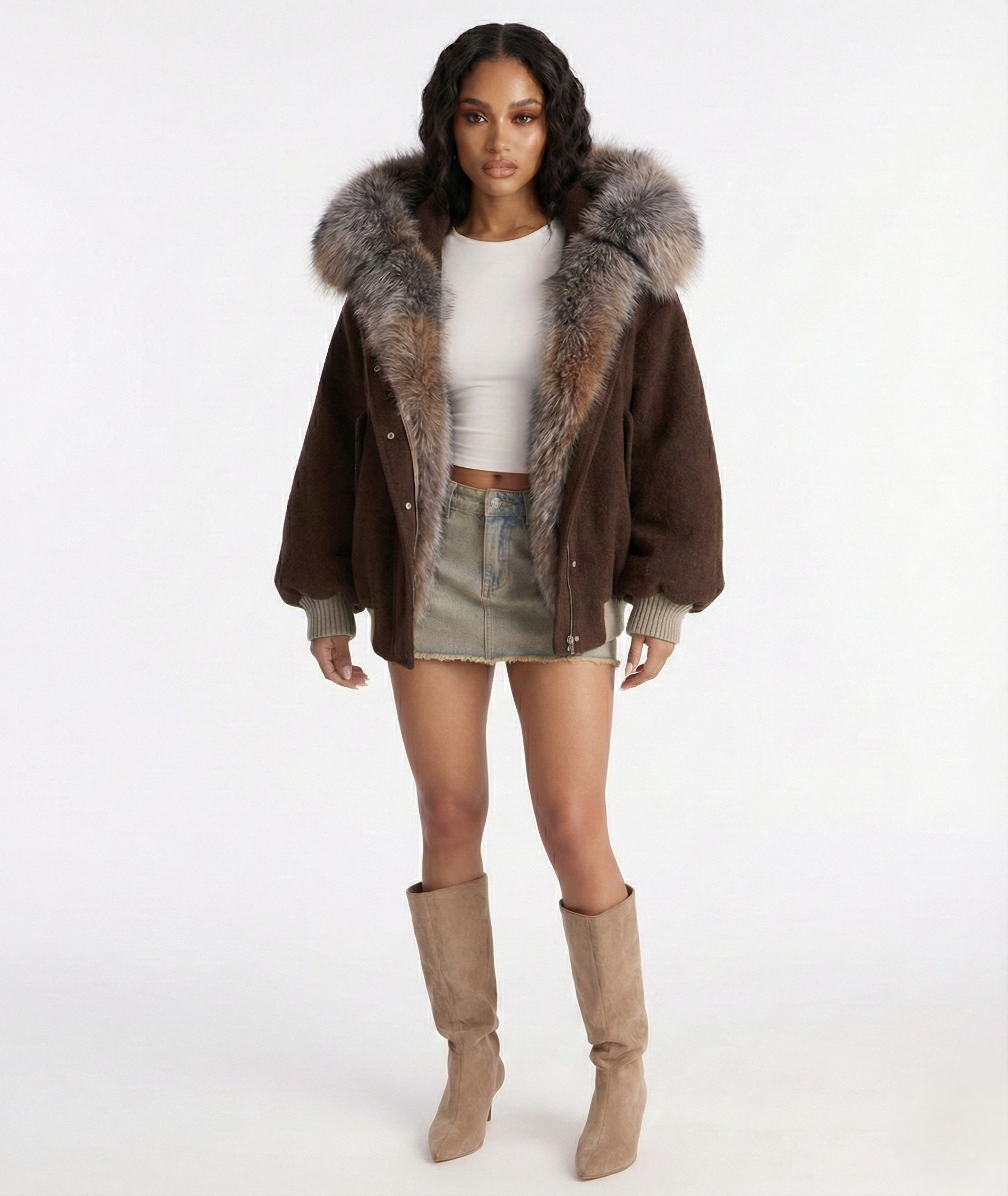 Alpine Fur Collar Jacket
