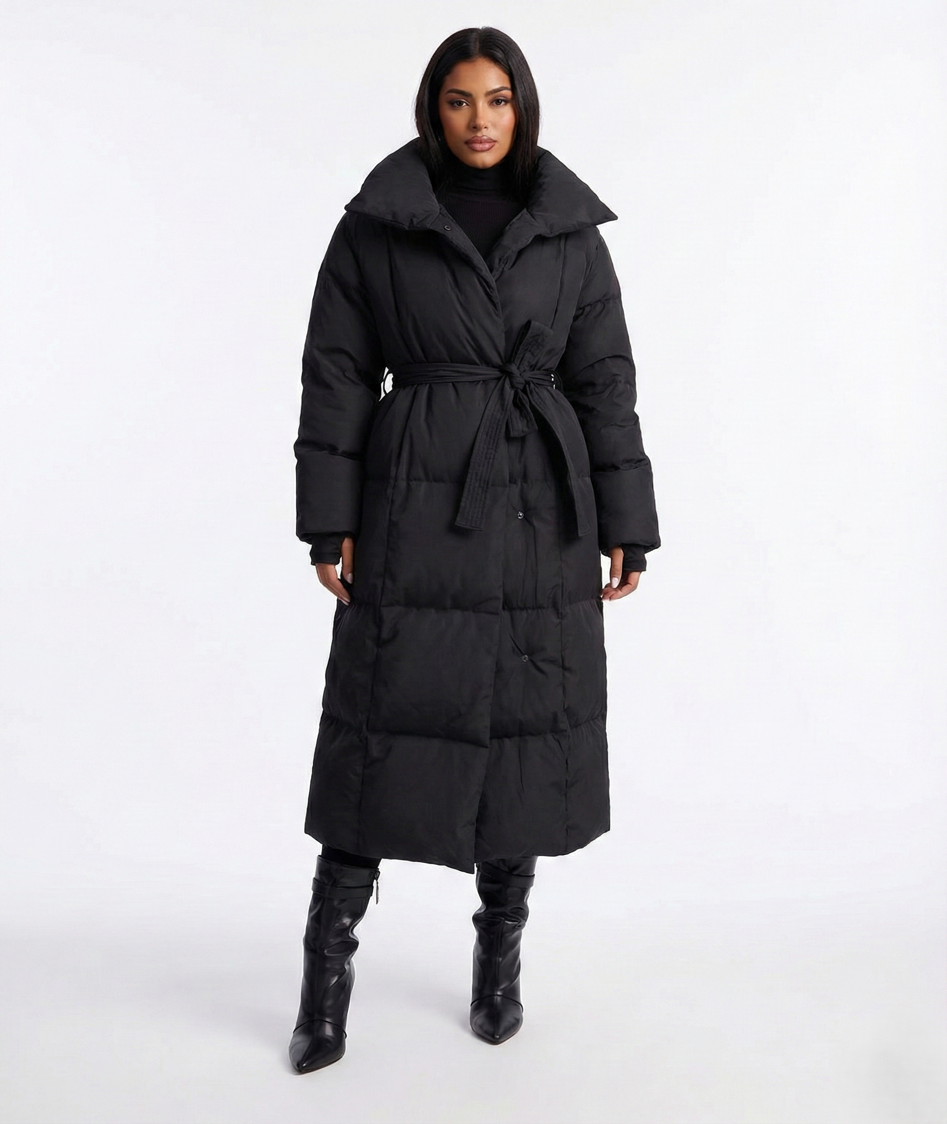 Collar Puffer Coat