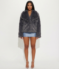 Dove Cloud Fur Coat