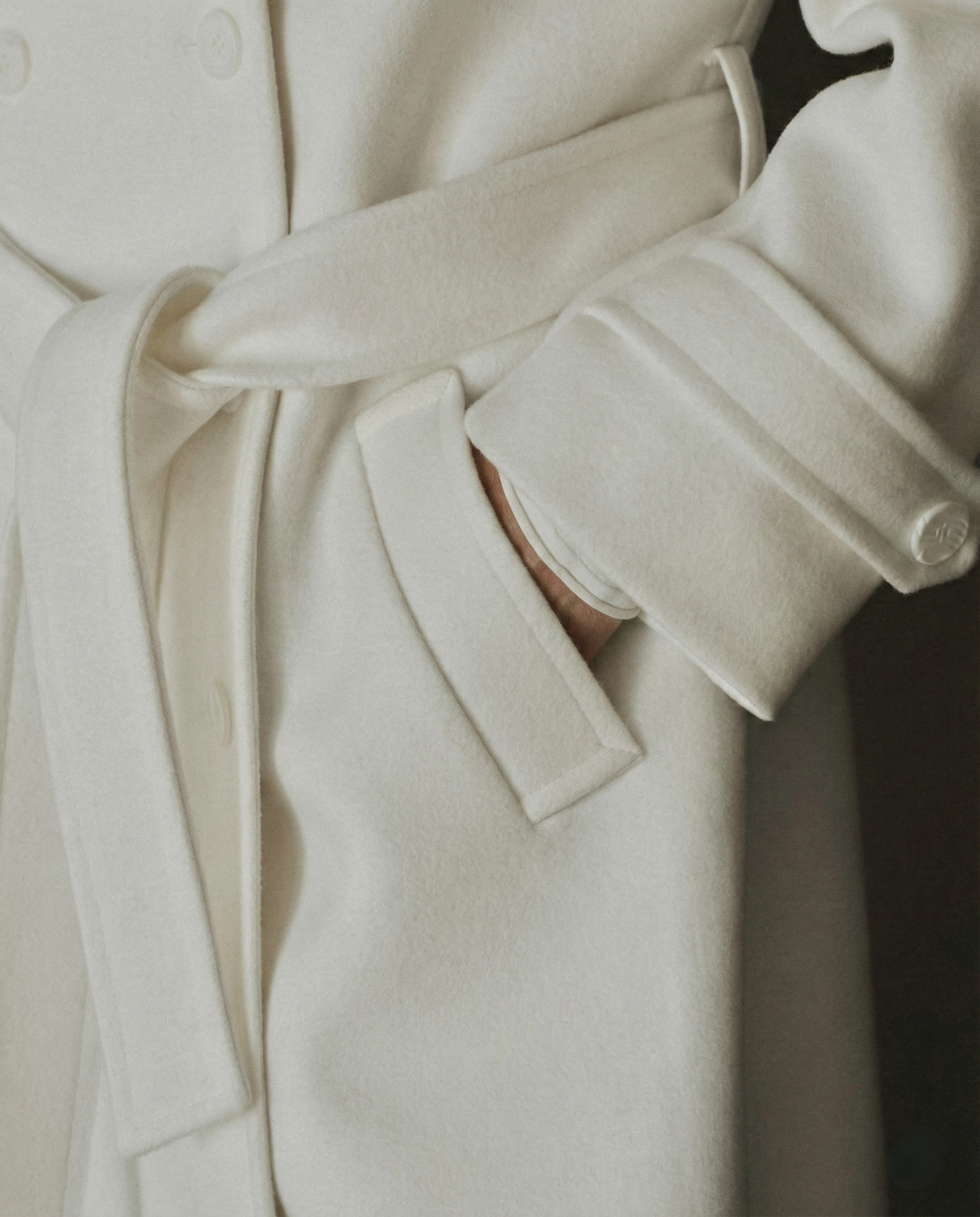 Ivory Empress Wool Coat