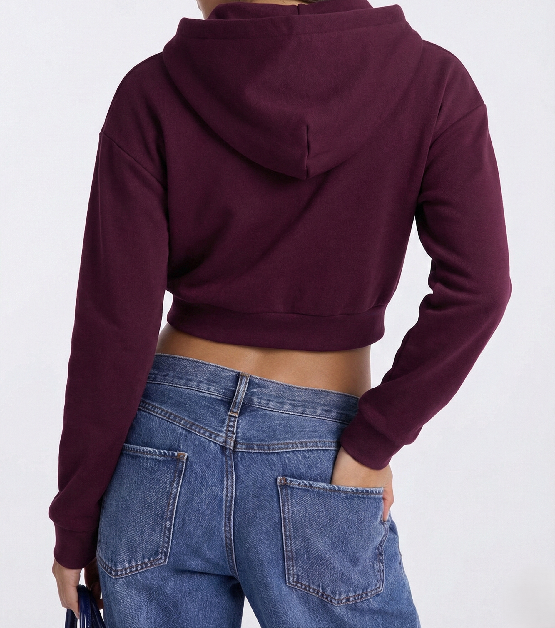 Cloud Cut Crop Hoodie