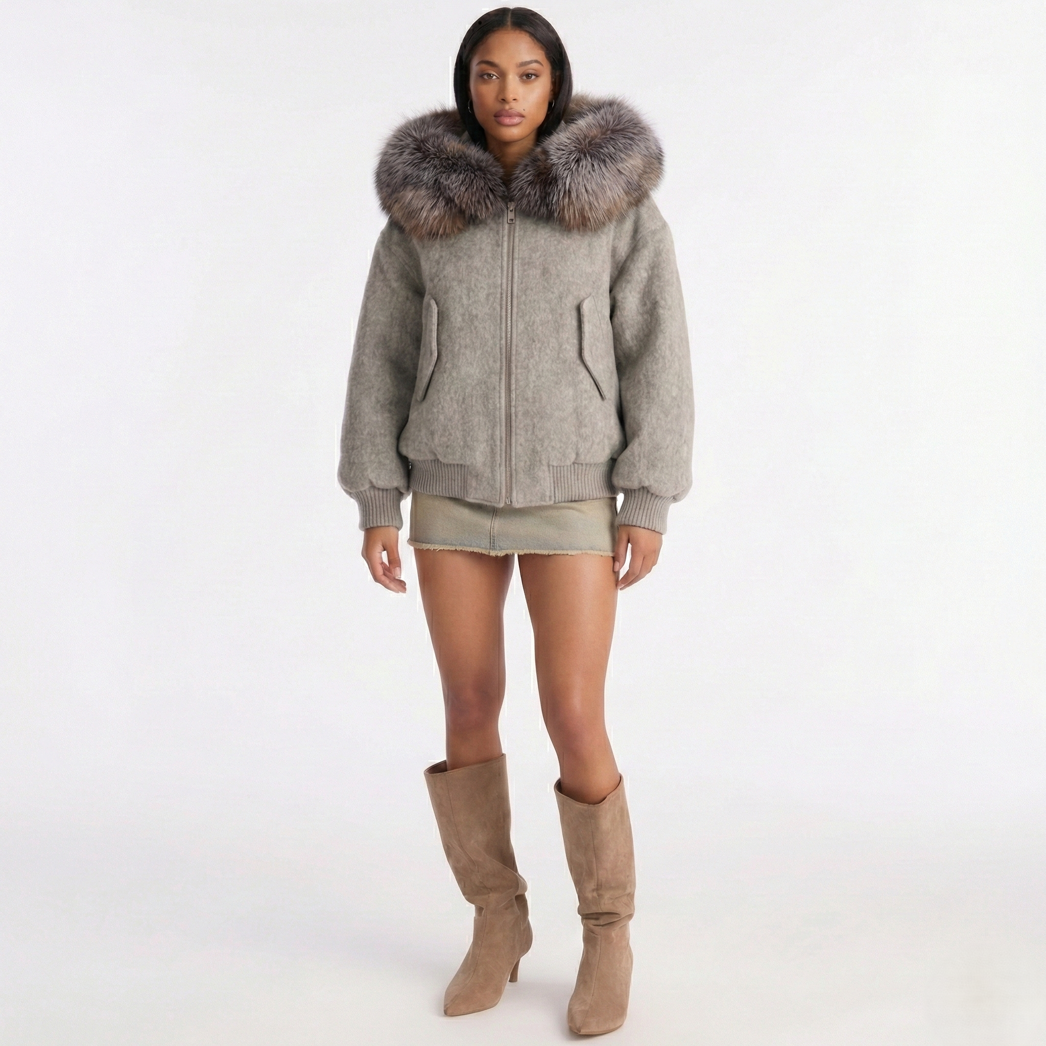 Alpine Fur Collar Jacket