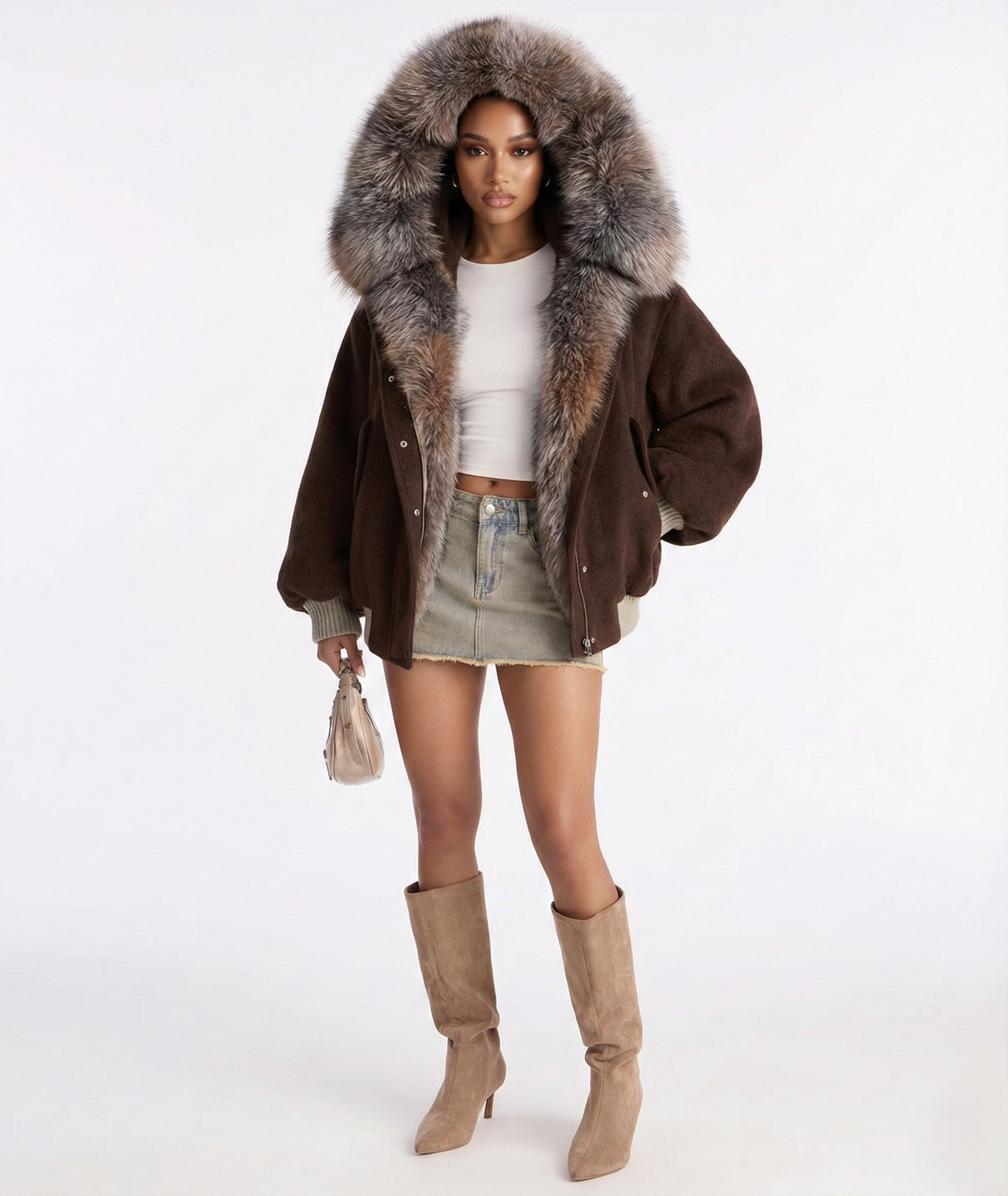 Alpine Fur Collar Jacket