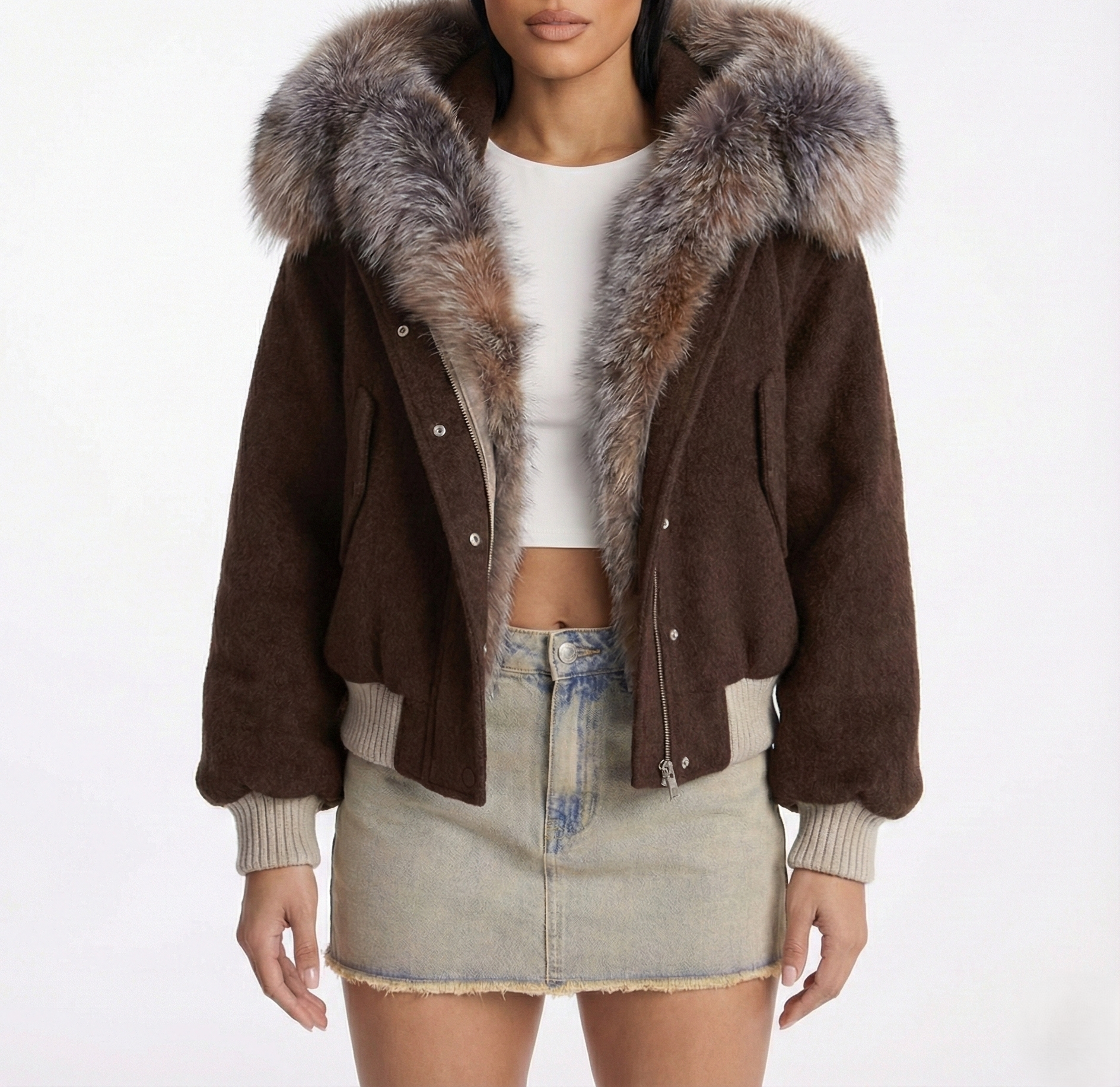 Alpine Fur Collar Jacket