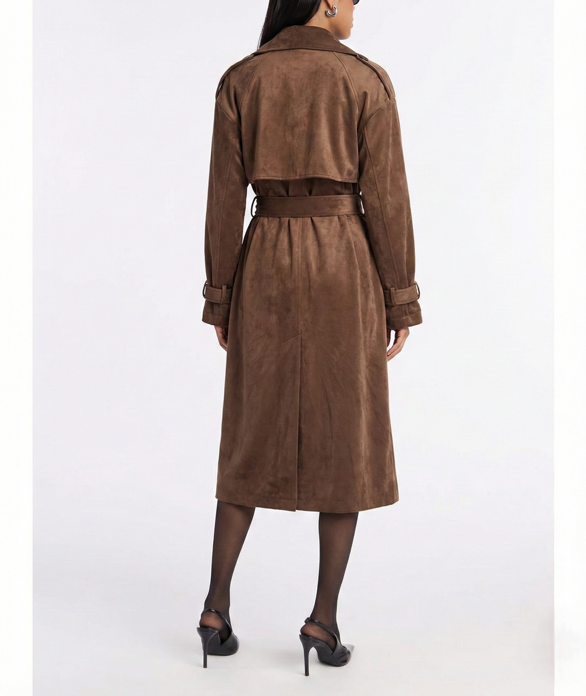 Desert Suede Trench Coat