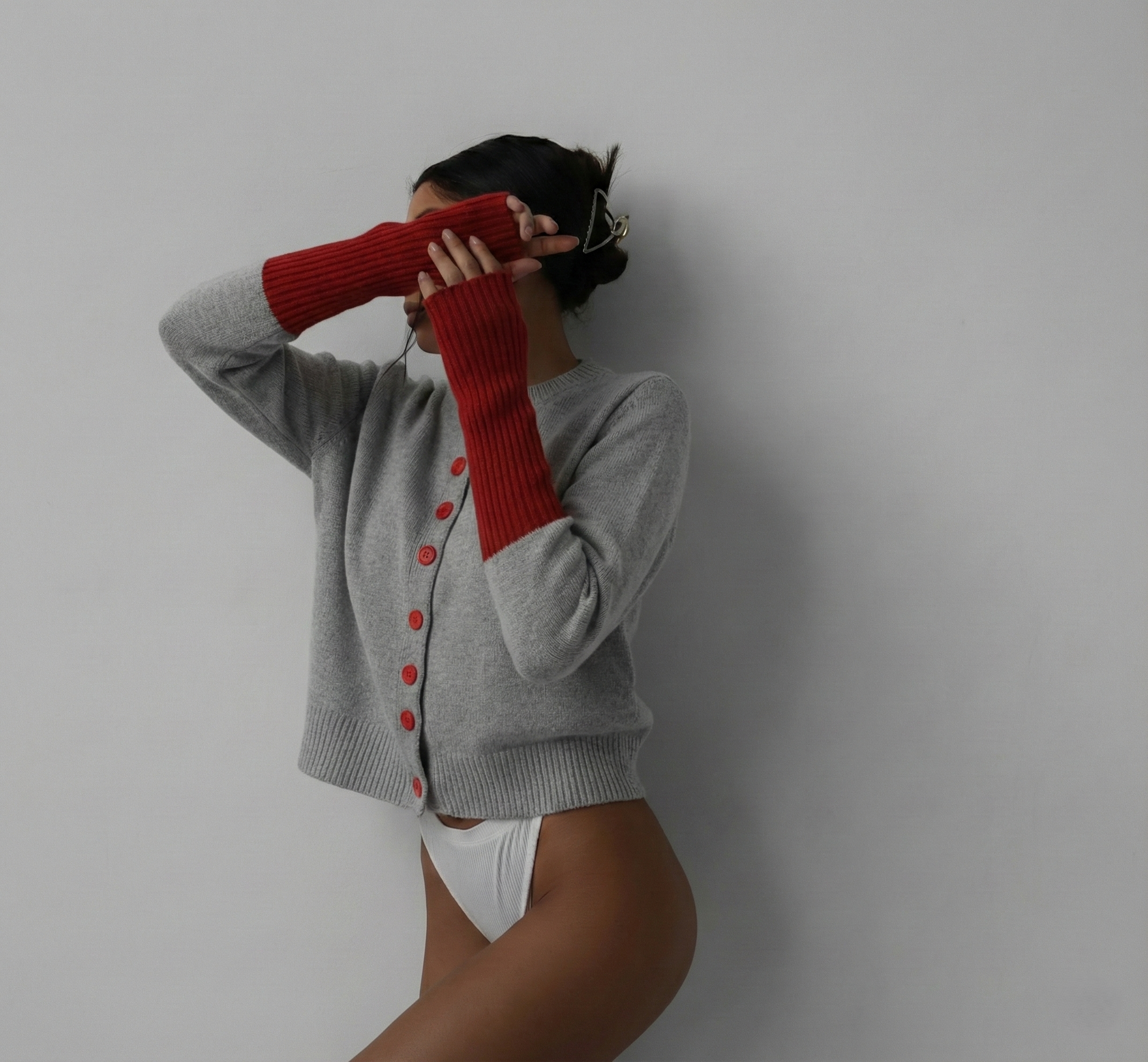 Lumi Contrast Cozy Sweater