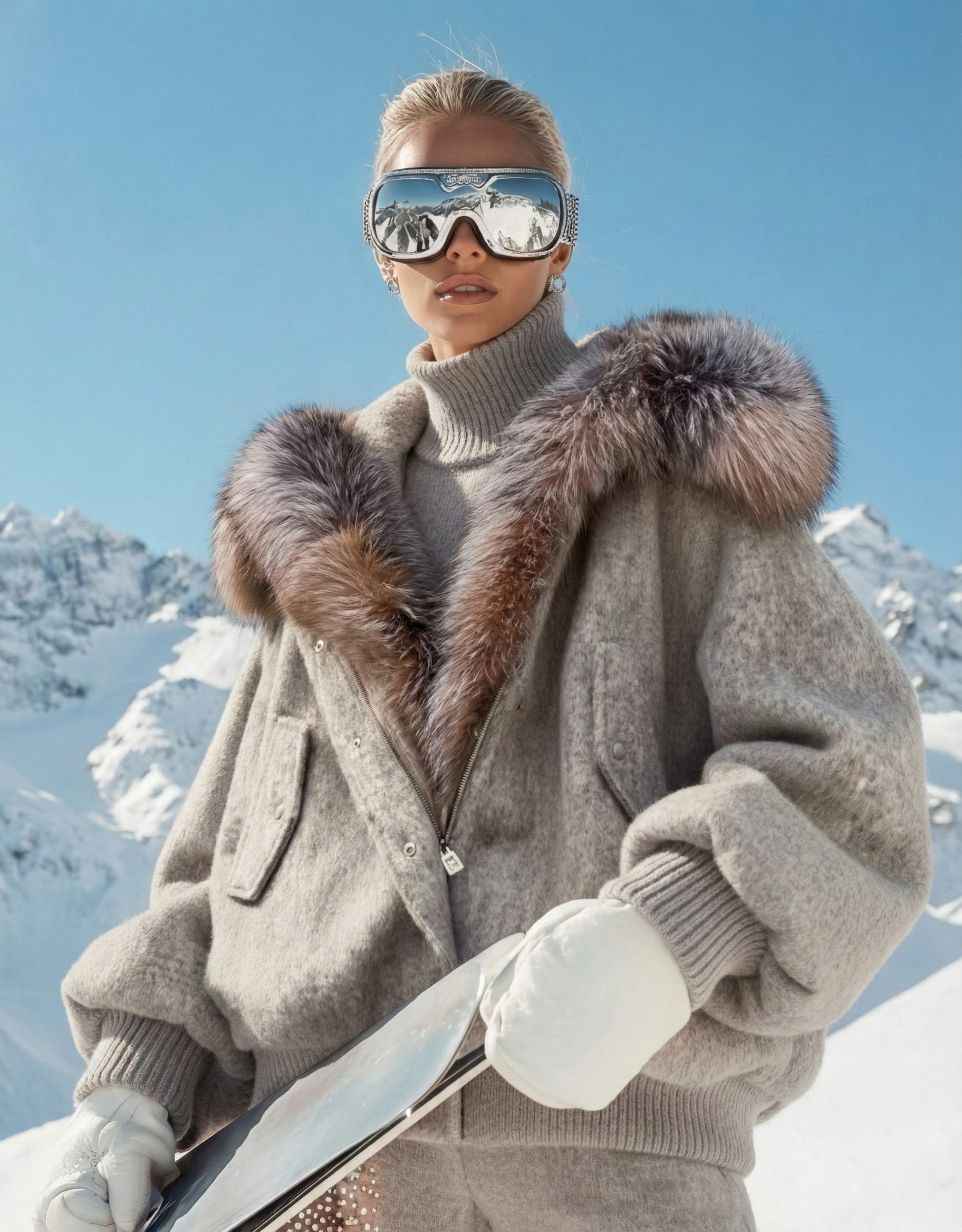 Alpine Fur Collar Jacket