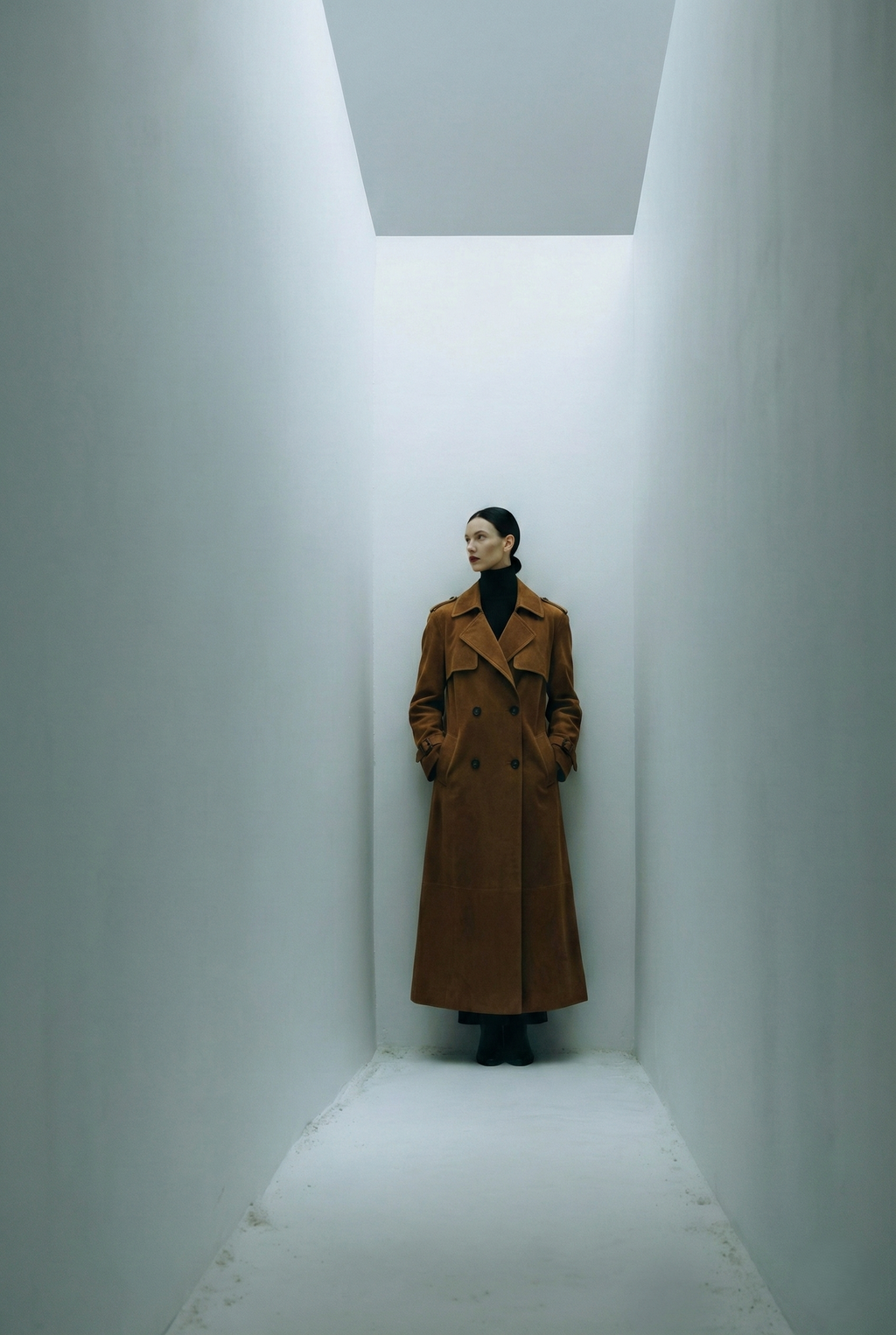 Desert Suede Trench Coat