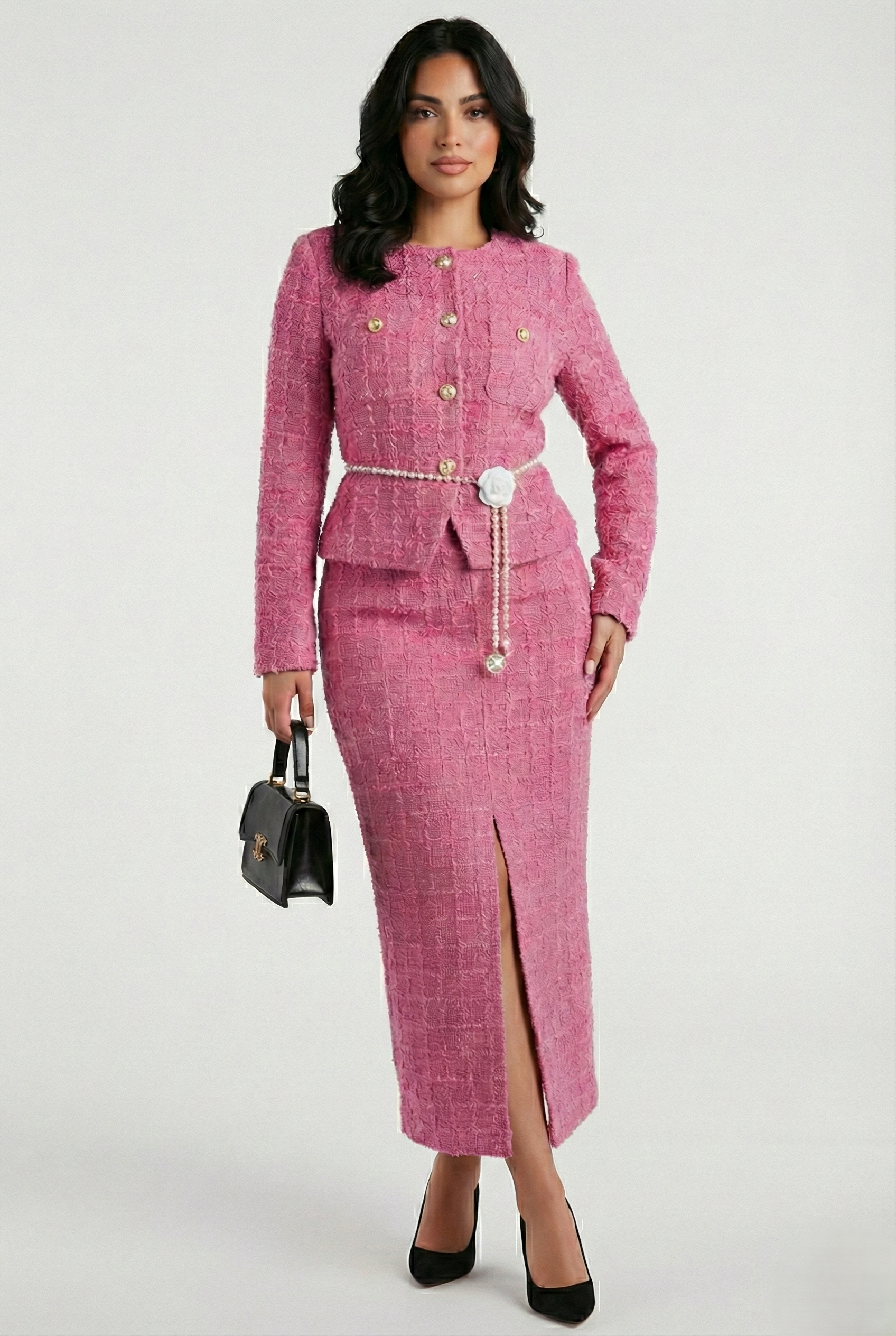 Rosette Pearl Tweed Ensemble