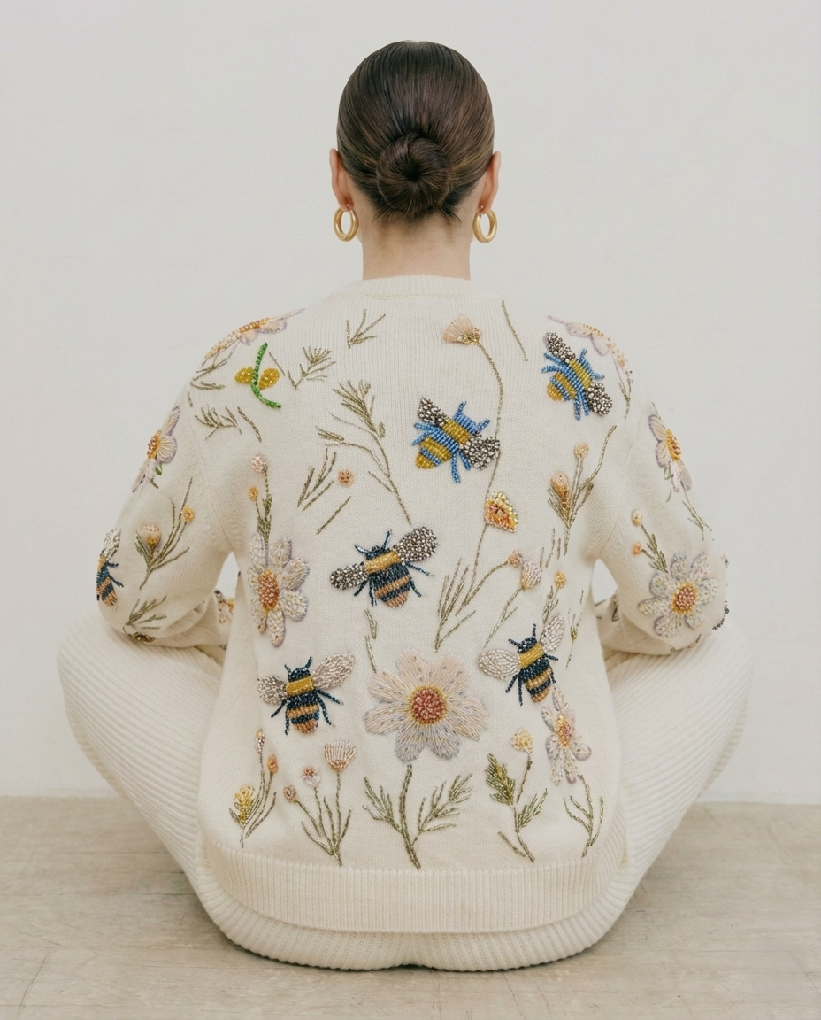 Garden of Bees Knit Sweater