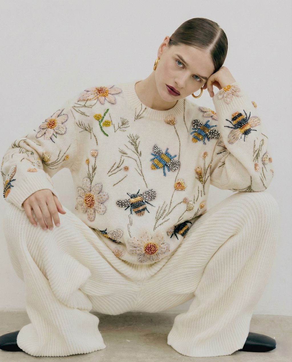 Garden of Bees Knit Sweater