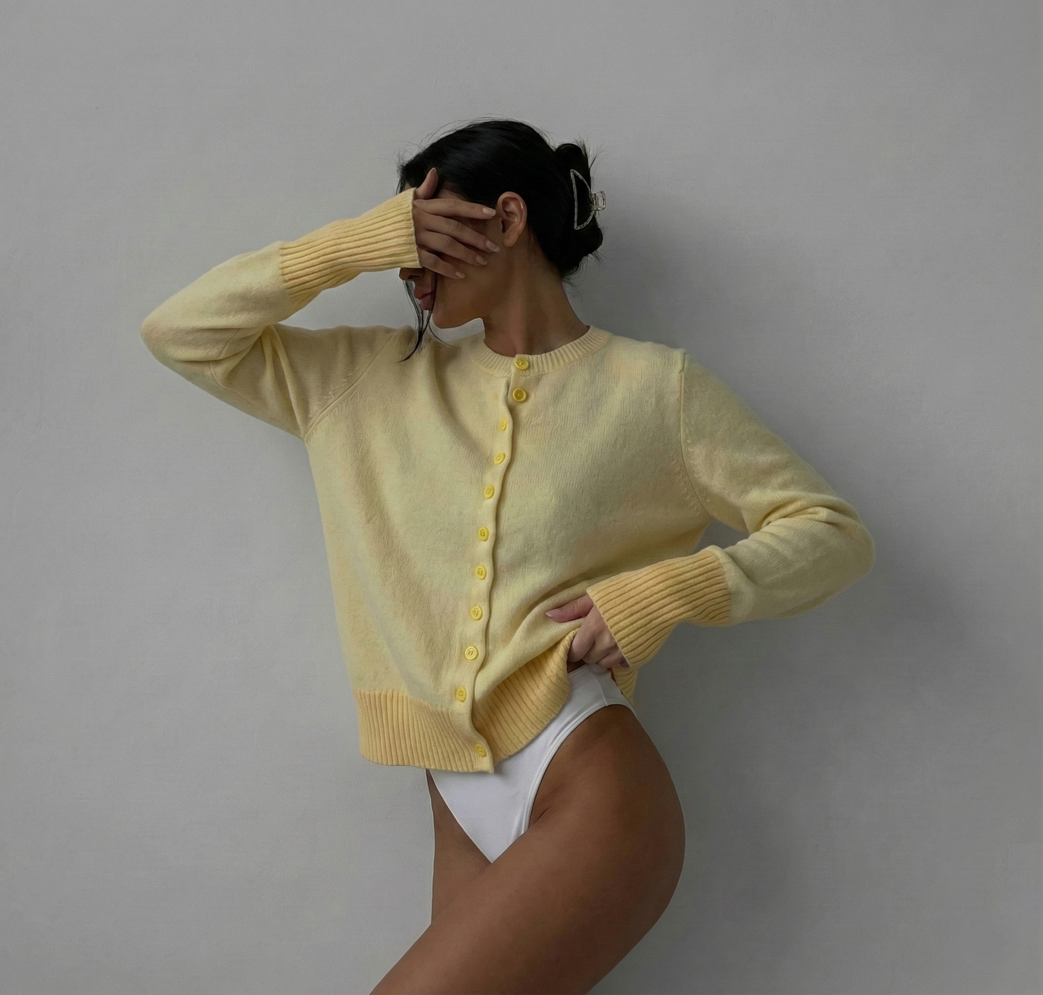 Lumi Contrast Cozy Sweater