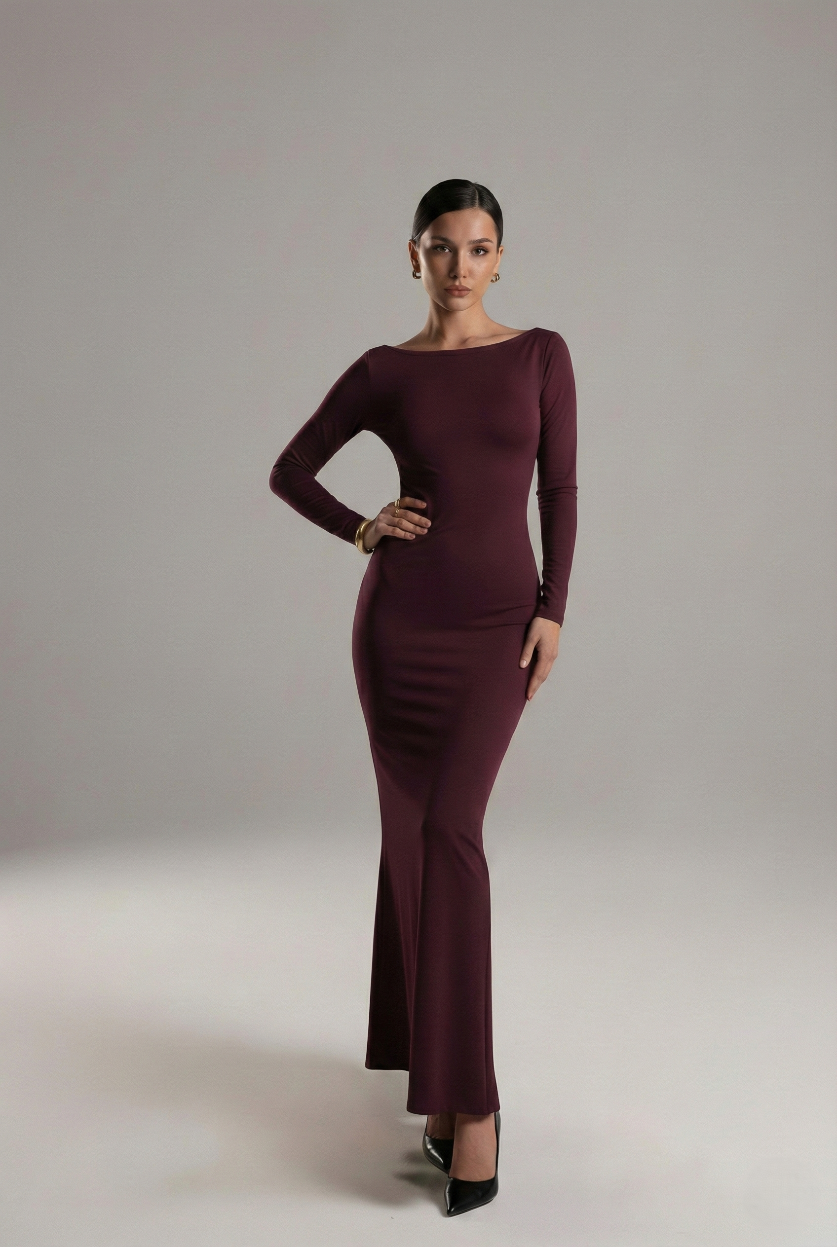 Eclipse Backless Maxi Dress
