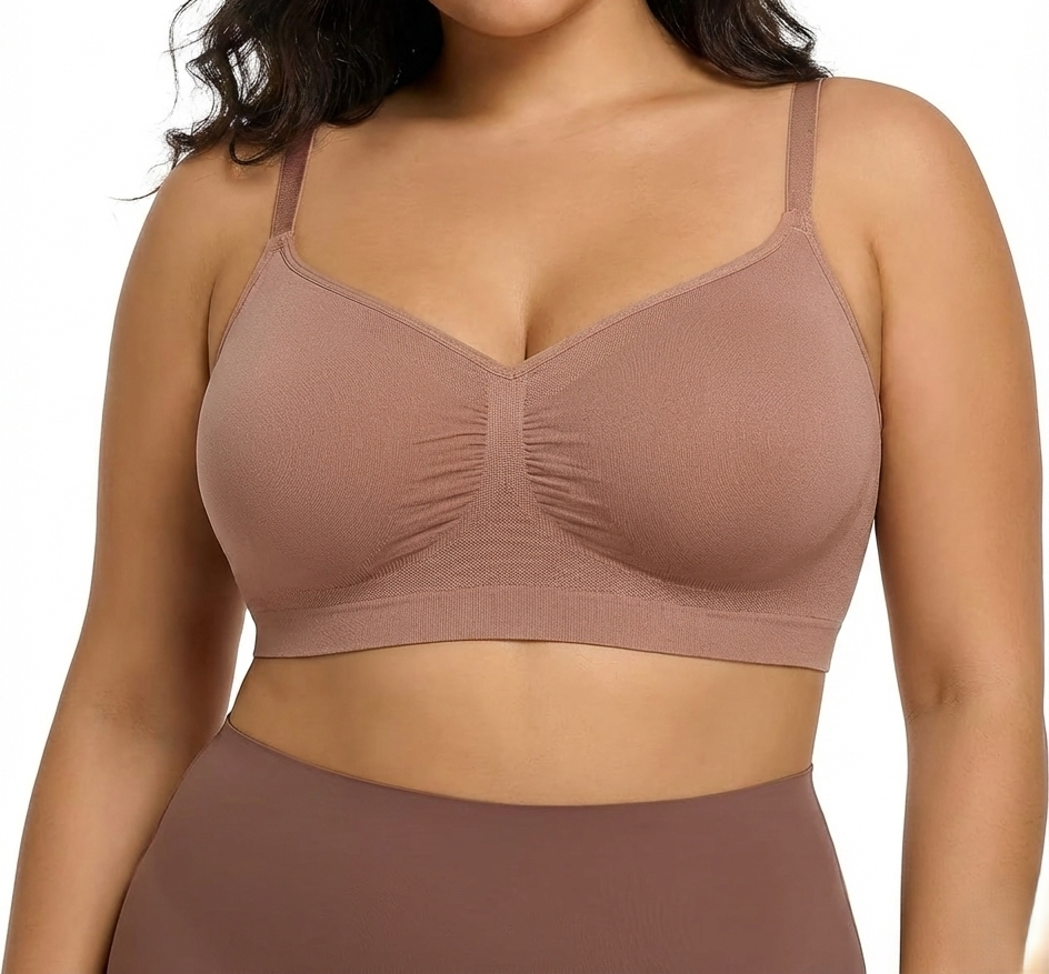 Seamless brief bra