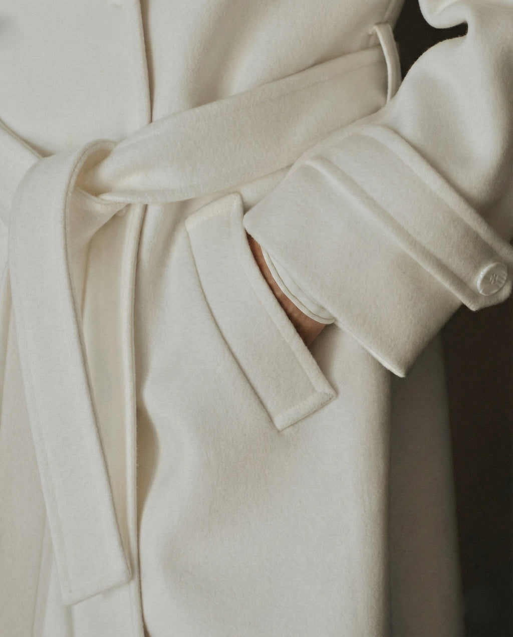 Ivory Empress Wool Coat