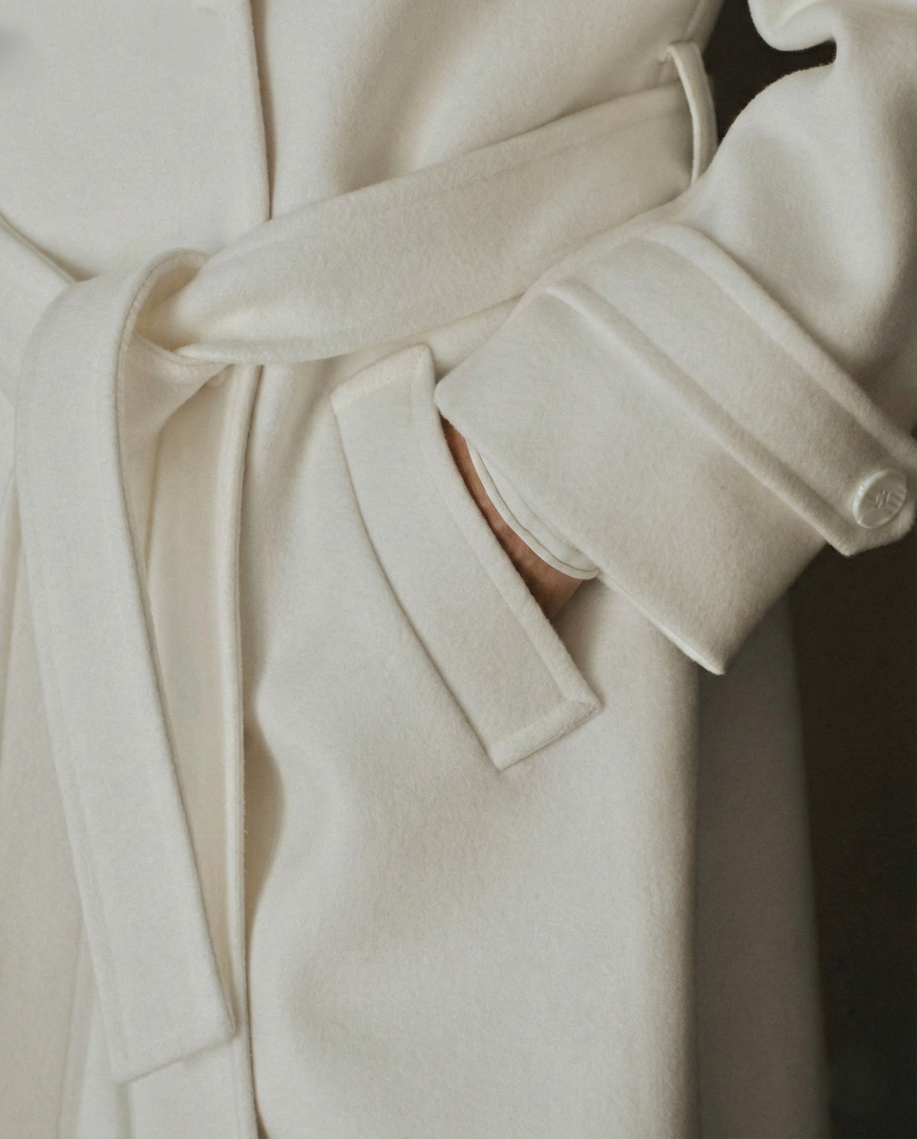 Ivory Empress Wool Coat