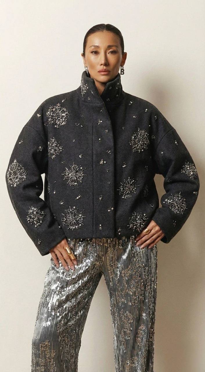 Nova Embellished Wool Jacket