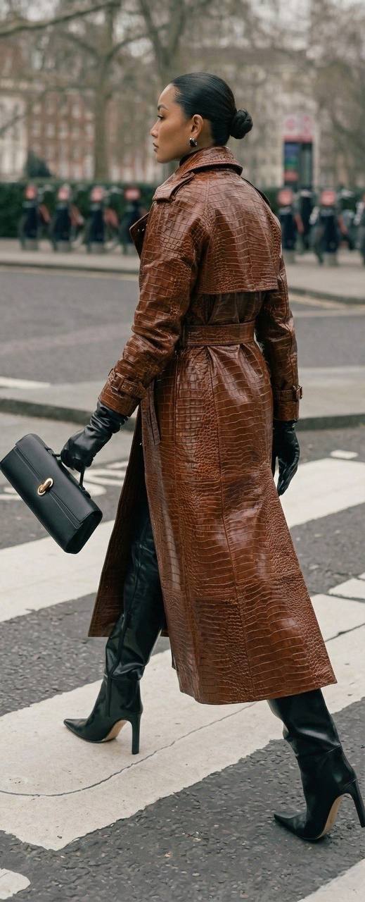 VEIRA Signature Gloss Trench Coat